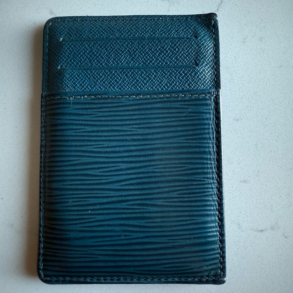 Louis Vuitton Neo Porto Carte Epi Navy Blue Card Holder - Picture 3 of 3